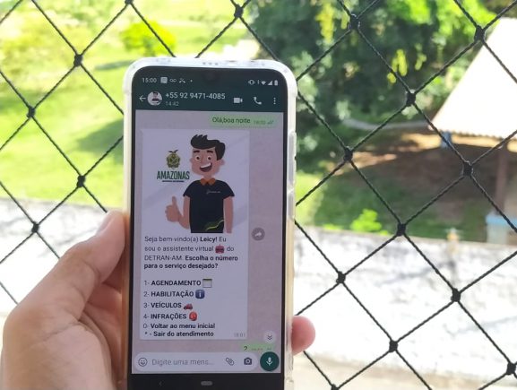 Detran-AM lança robô de atendimento - Detran-AM
