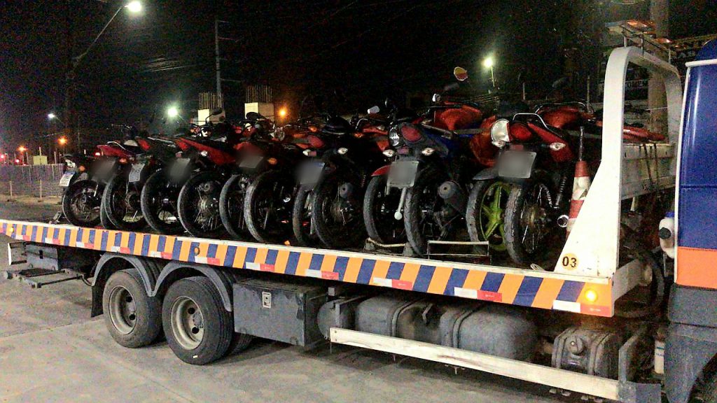 Praticantes de ‘rachas’ e ‘rolezinhos’ são detidos em operação conjunta entre Detran-AM e Polícia Civil