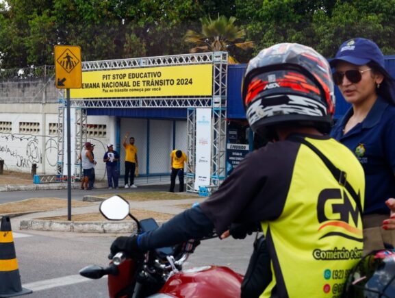 Maio Amarelo: Detran-AM e Abraciclo promovem Pit Stop Educativo para motociclistas