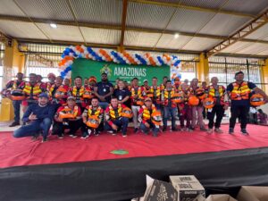 Imagem da notícia - Detran-AM entrega 70 kits de segurança para mototaxistas do município de Boa Vista do Ramos