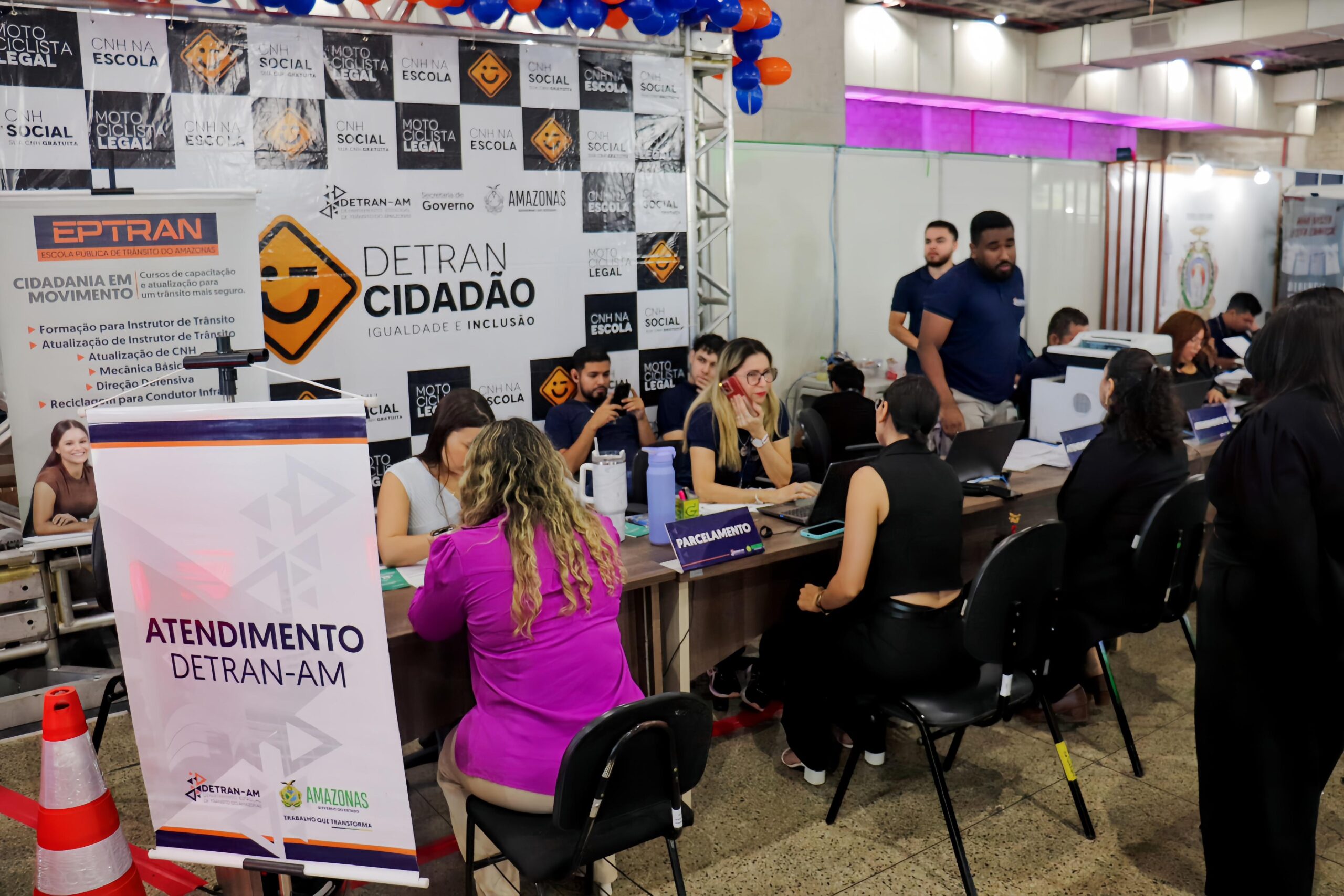 Detran-AM realiza 196 atendimentos durante evento promovido pela OAB-Amazonas
