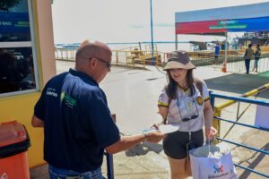 Imagem da notícia - Festival de Parintins 2025: Detran-AM realiza ação informativa para turistas no porto de Parintins