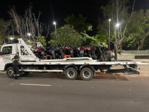 Imagem da notícia - Detran-AM: Operação de combate ao ‘rolezinho’ registra 200 infrações e remove 55 motocicletas em Manaus