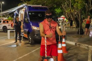 Imagem da notícia - Detran-AM promove conscientização com ações interativas no calçadão da Ponta Negra