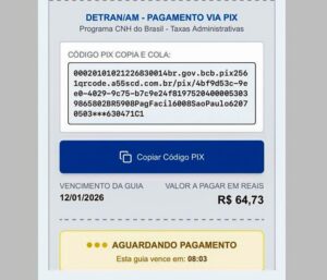 Imagem da notícia - Detran Amazonas alerta sobre novo golpe relacionado a CNH Social